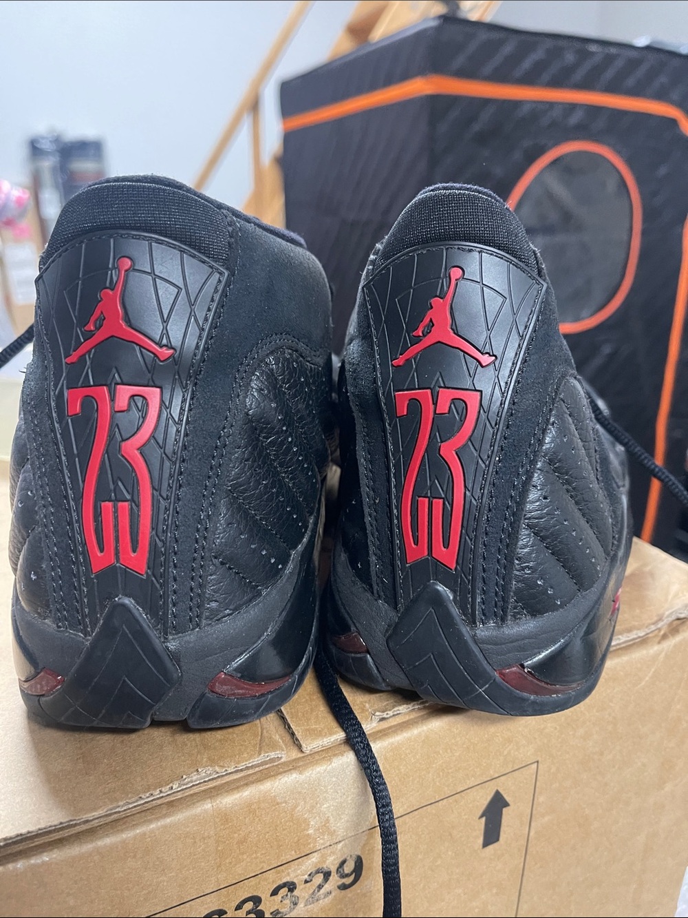 Jordan Black & Red 23 Retro Sneakers